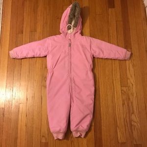 Hanna Andersson Pink Snowsuit size 90 (3t)